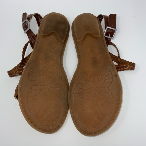 b.o.c. Dena Leather Sandals Brown Size9 - Picture 4 of 7